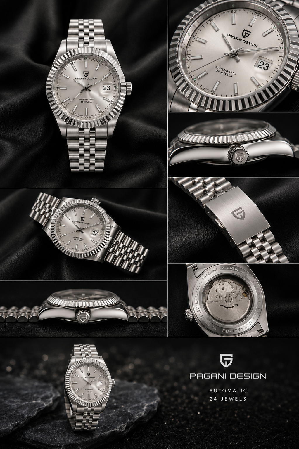 Datejust silver white